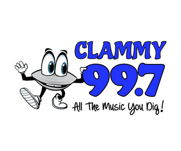 Clammy 99.7 KLMY station logo